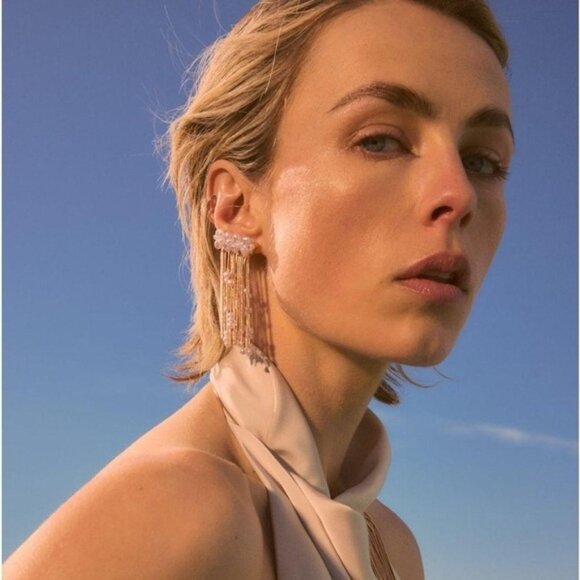 ZARA PEARL CASCADE EAR CUFF NWT ✨🔥🔥 - Picture 1 of 5